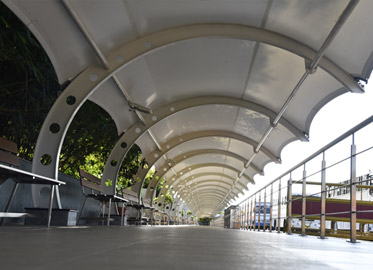 Walkway Tensile Structure