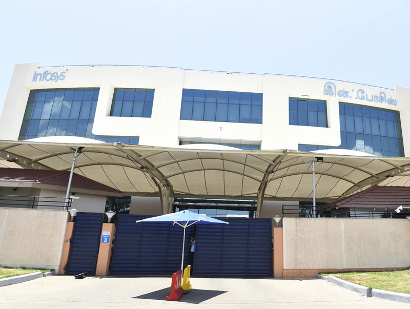 Entrance Canopies Infosys Chennai